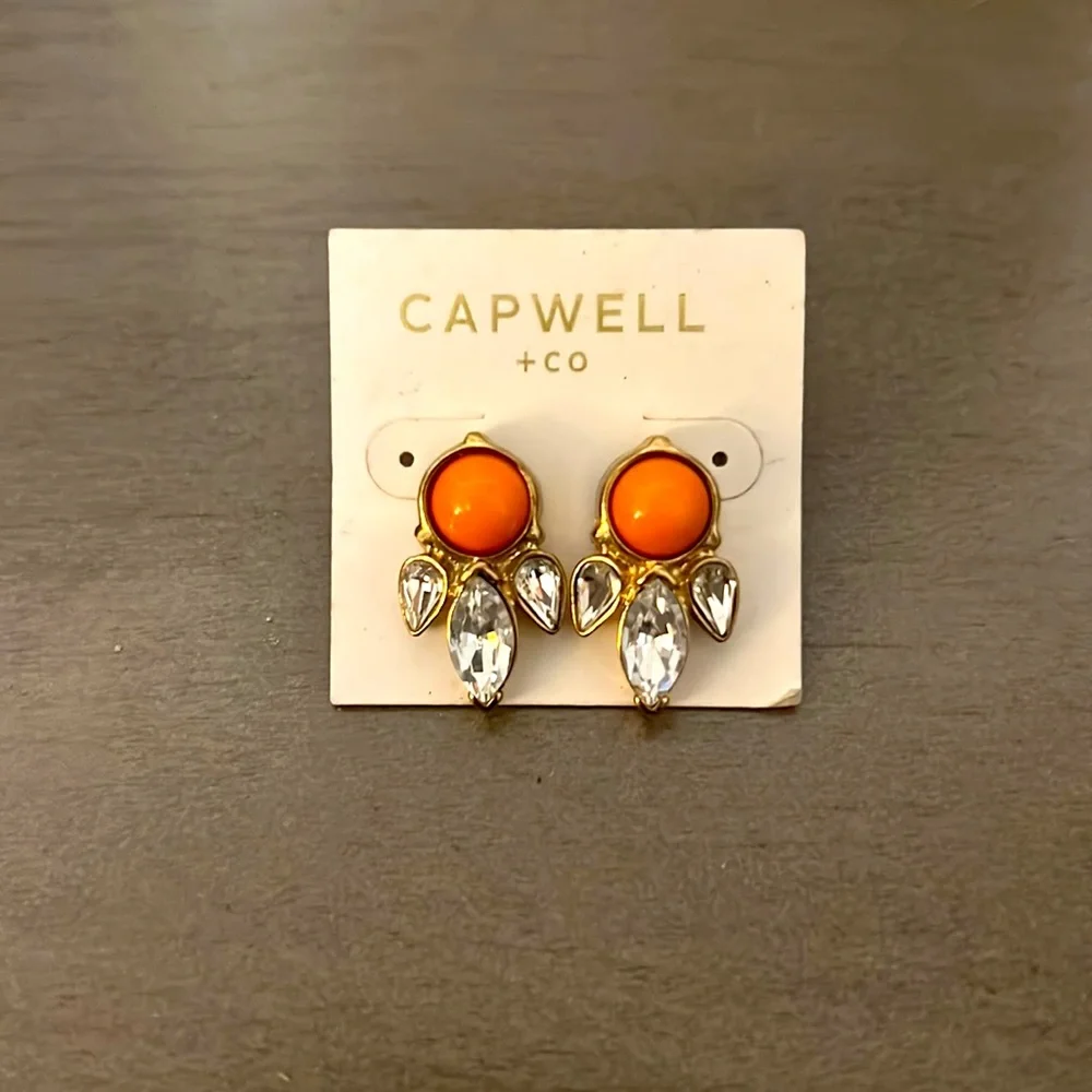NEW CAPWELL AND CO EARRINGS - Picture 1 of 1